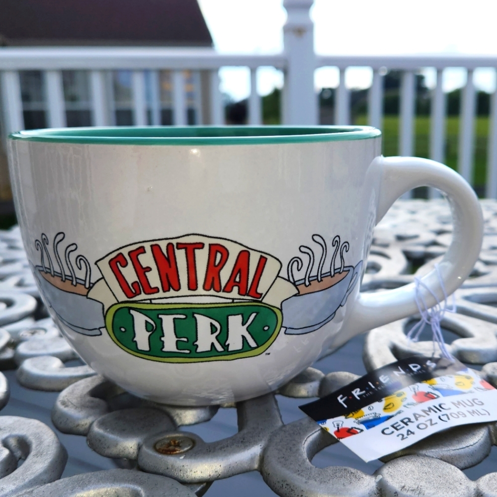 Central perk friends mug new large cappuccino